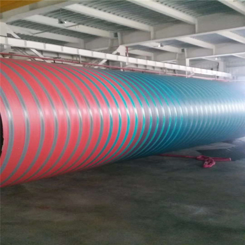 Talian penyemperitan paip heliks dinding berkembar HDPE