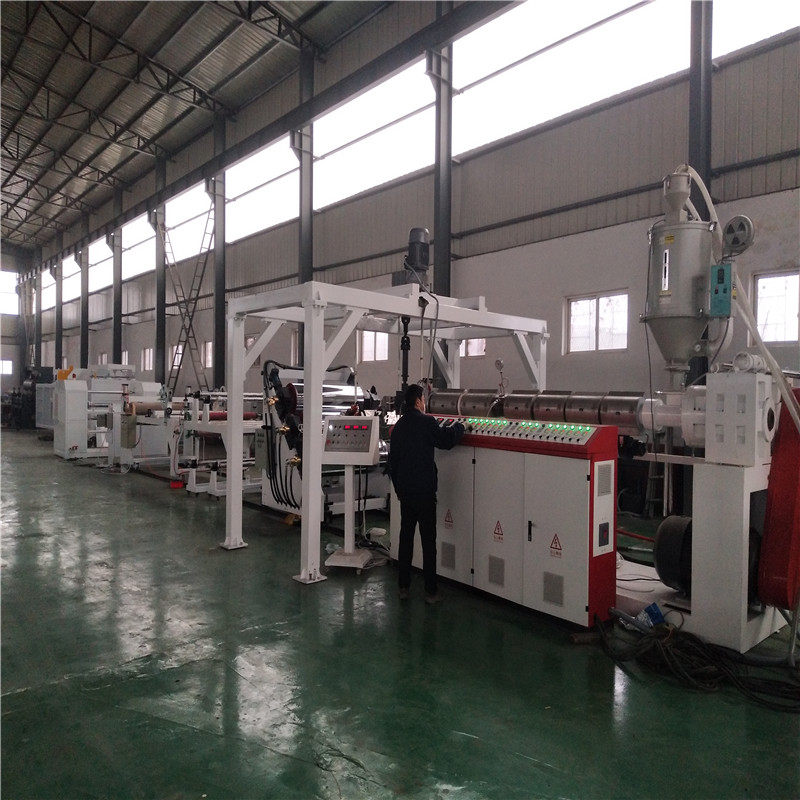 PP Berkelajuan Tinggi PS Pet PLA Helaian Pembuatan Talian Penyemperitan Extruder Mesin