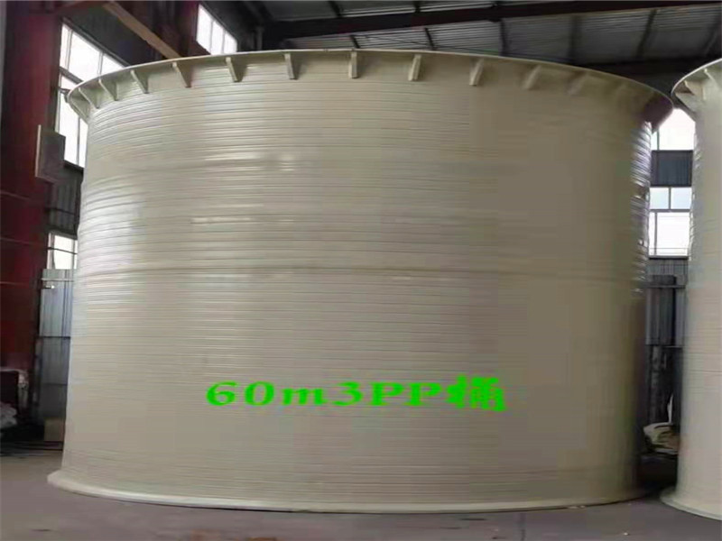 Besar Diameter PPH tangki simpanan plastik super besar penggulungan barisan pengeluaran