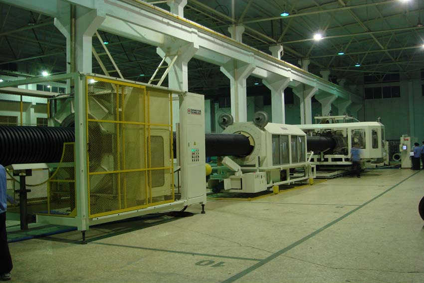 PE PVC Double Wall Peralatan paip beralun